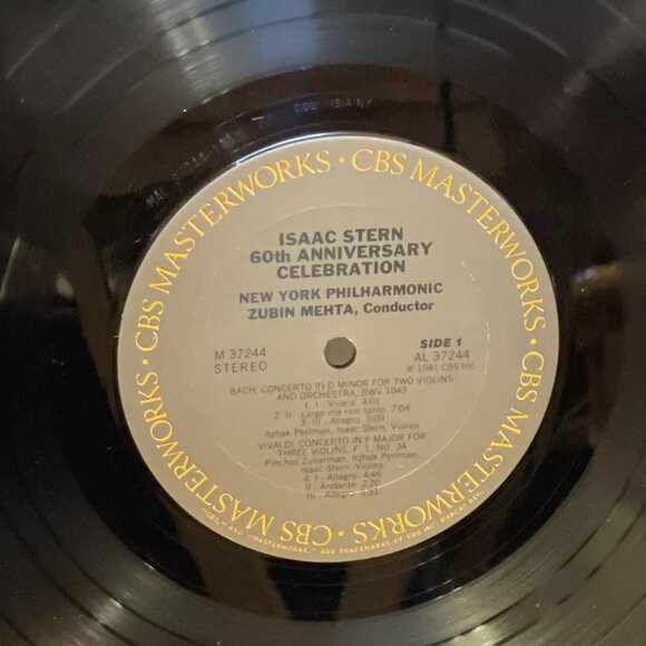 Isaac Stern 60th Anniversary Celebration (From Lincoln Center)(Vinyl, 1981) CBS - Picture 9 of 11